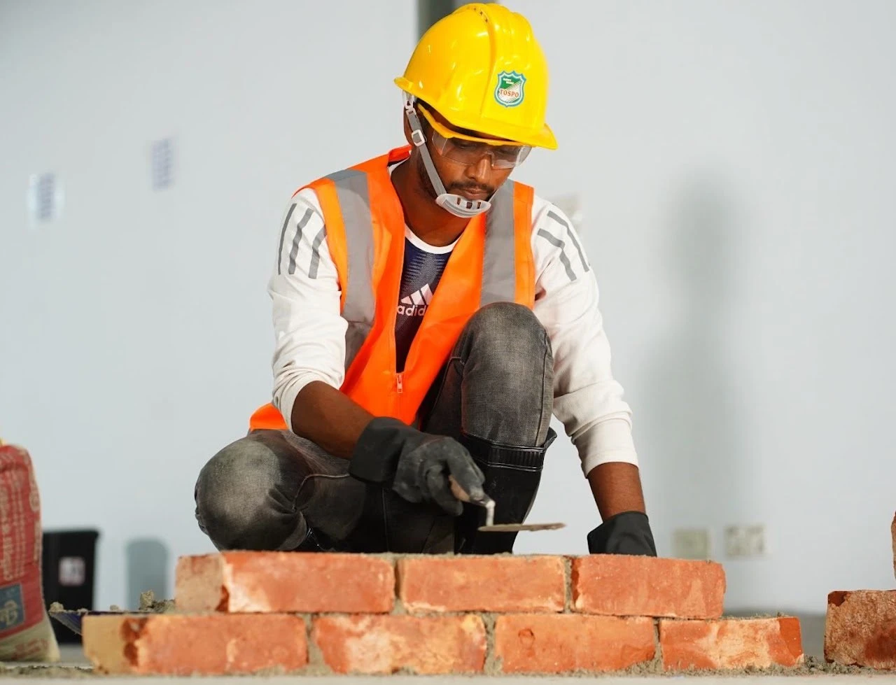 ATTC bricklaying masonry yard