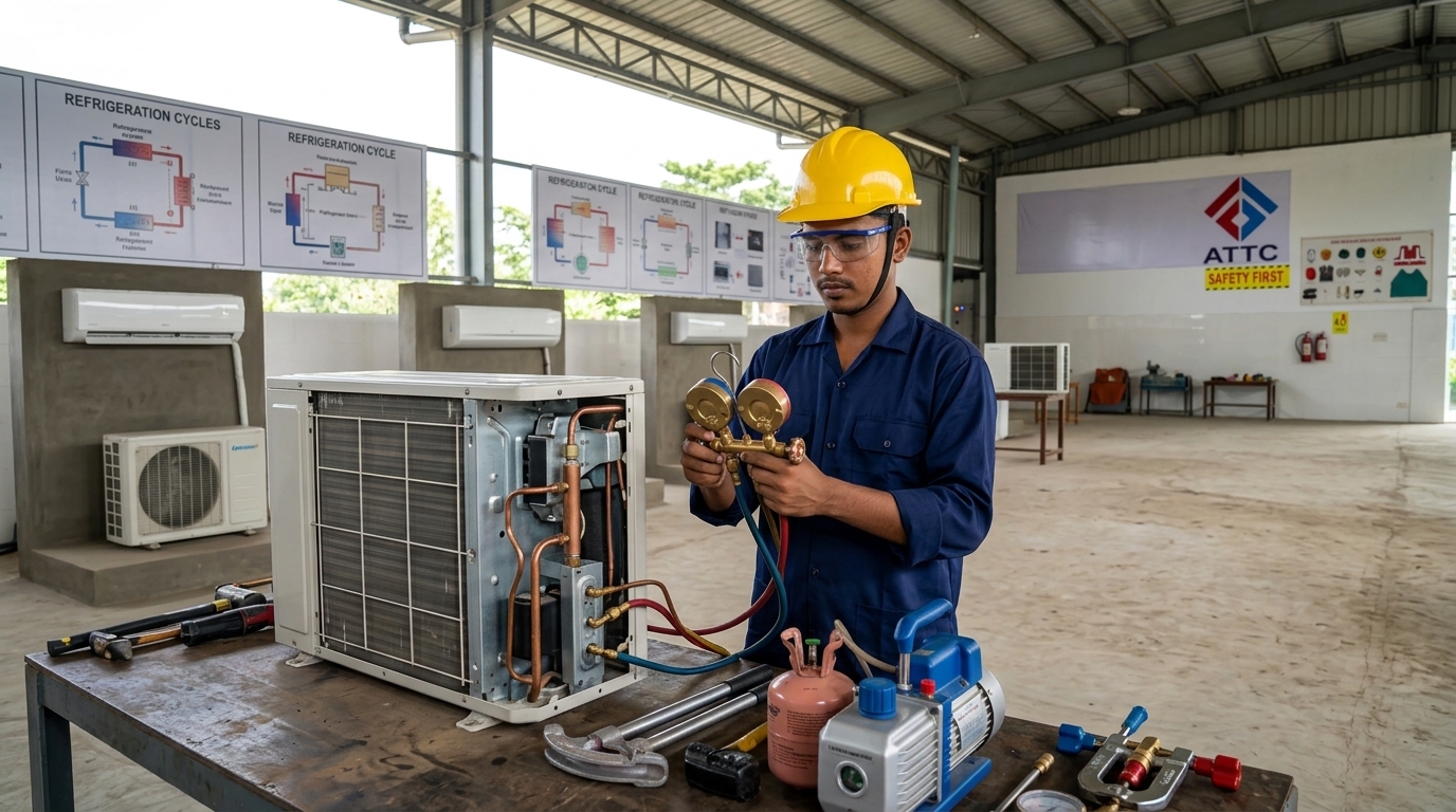 HVAC vocational course at ATTC